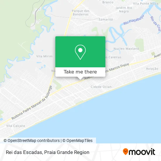 Rei das Escadas map