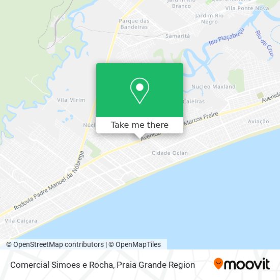 Comercial Simoes e Rocha map