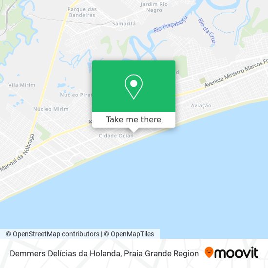 Demmers Delícias da Holanda map