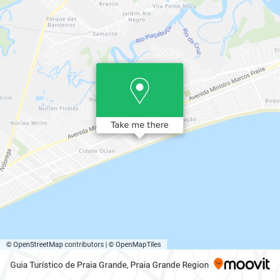 Guia Turístico de Praia Grande map