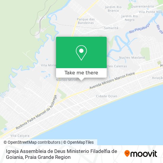 Igreja Assembleia de Deus Ministerio Filadelfia de Goiania map