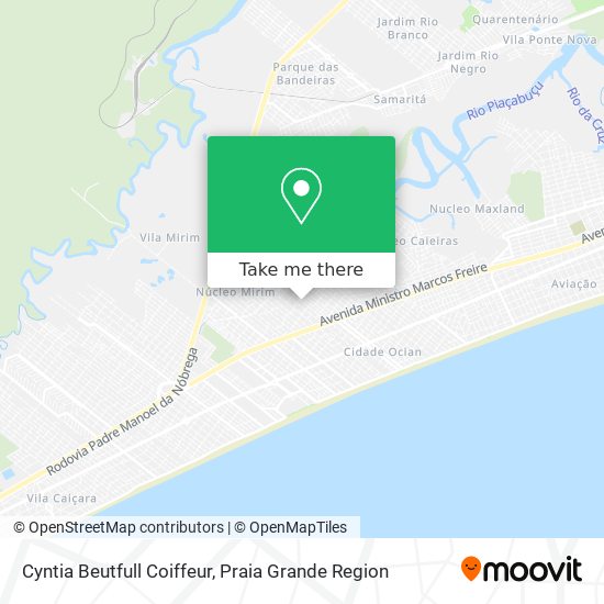 Cyntia Beutfull Coiffeur map