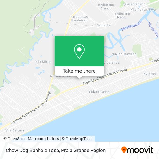 Chow Dog Banho e Tosa map