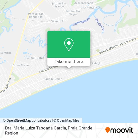 Dra. Maria Luiza Taboada Garcia map