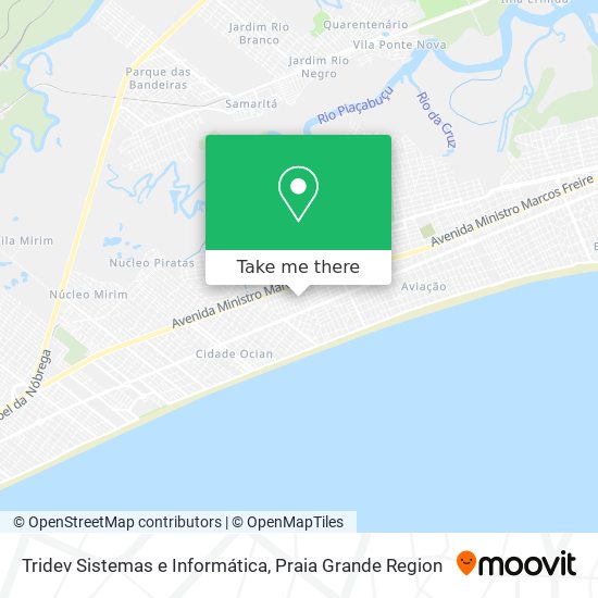 Tridev Sistemas e Informática map