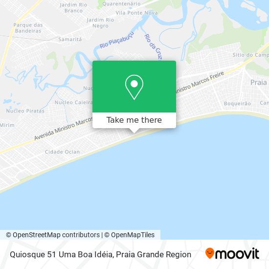 Quiosque 51 Uma Boa Idéia map