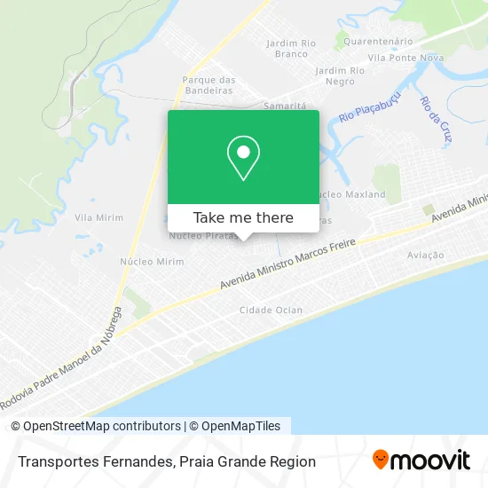 Transportes Fernandes map