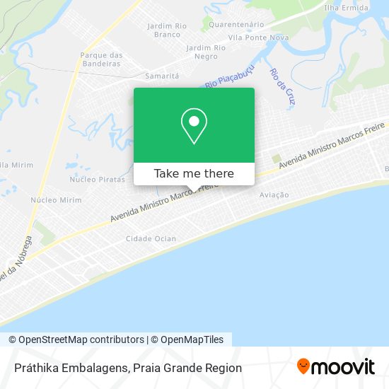 Práthika Embalagens map