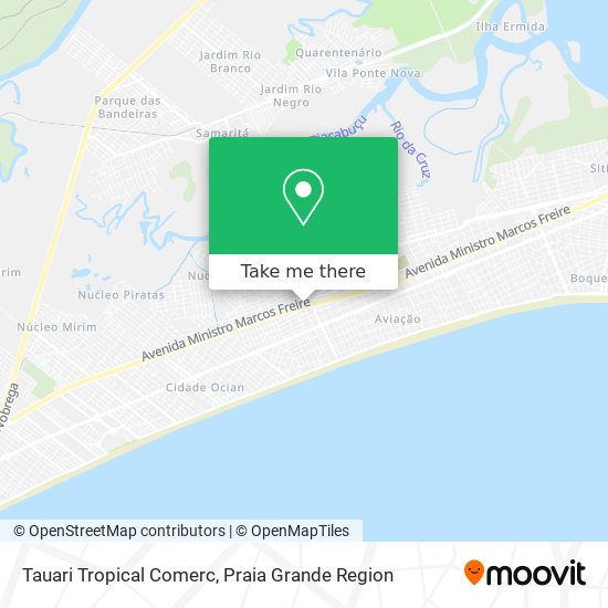 Tauari Tropical Comerc map