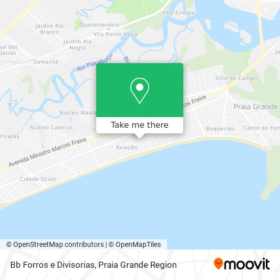 Bb Forros e Divisorias map