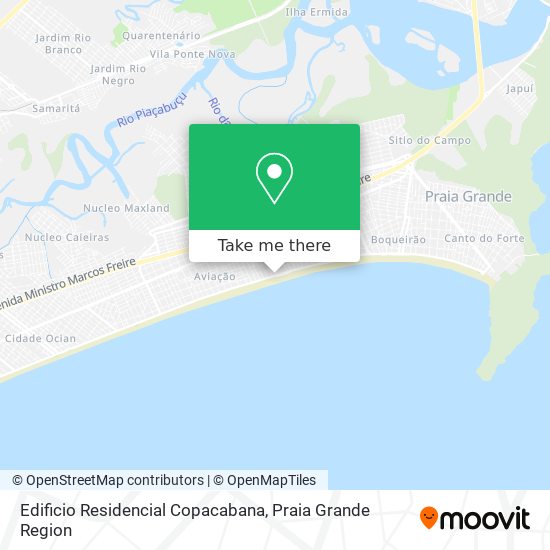 Edificio Residencial Copacabana map
