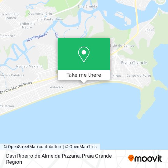 Davi Ribeiro de Almeida Pizzaria map