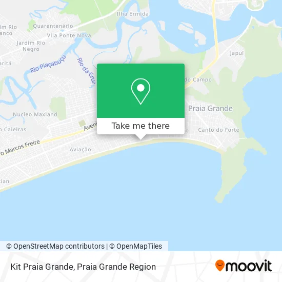 Kit Praia Grande map