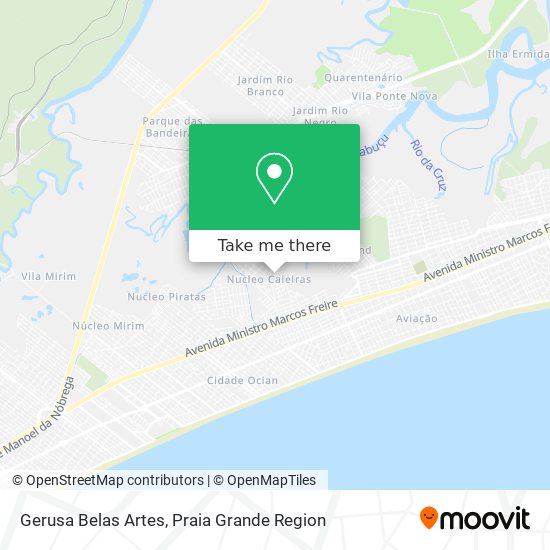 Gerusa Belas Artes map