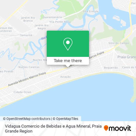 Vidagua Comercio de Bebidas e Agua Mineral map
