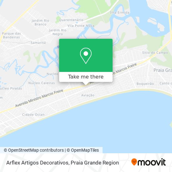 Arflex Artigos Decorativos map