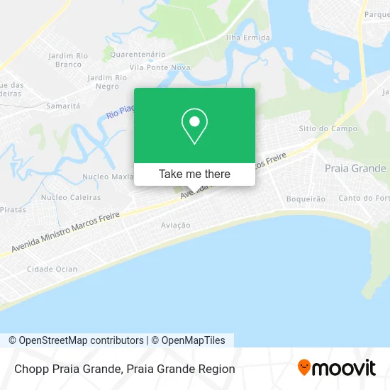 Chopp Praia Grande map