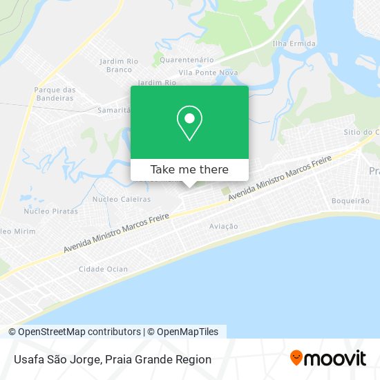 Usafa São Jorge map