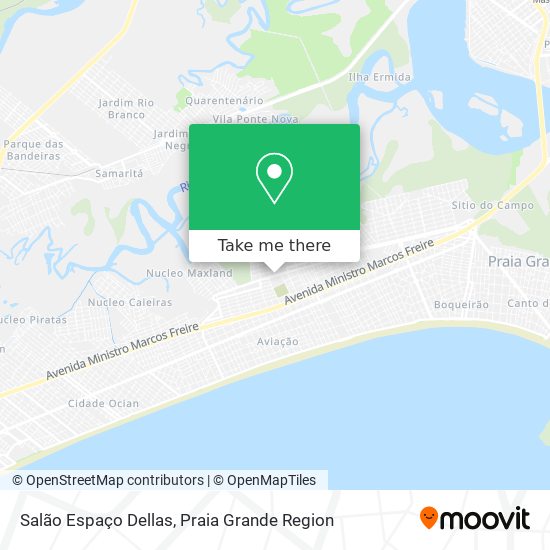 Salão Espaço Dellas map