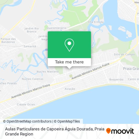 Aulas Particulares de Capoeira Águia Dourada map