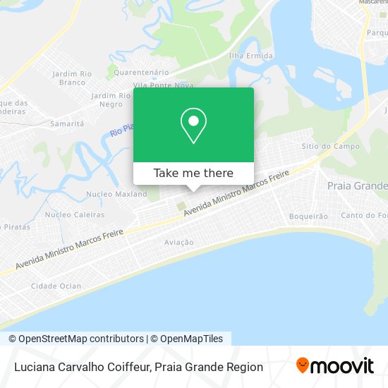 Luciana Carvalho Coiffeur map