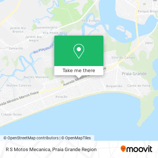 R S Motos Mecanica map