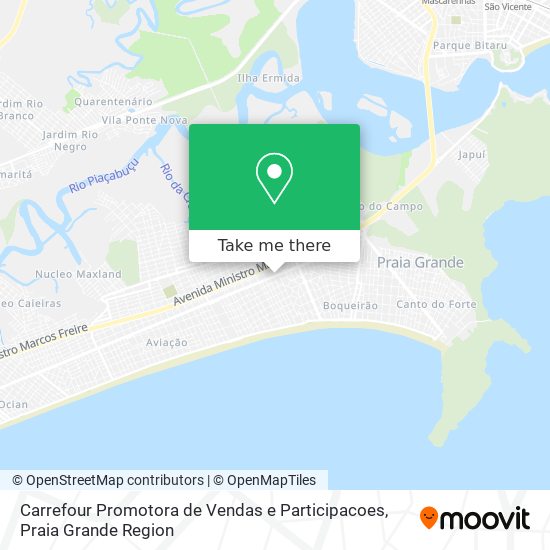 Mapa Carrefour Promotora de Vendas e Participacoes