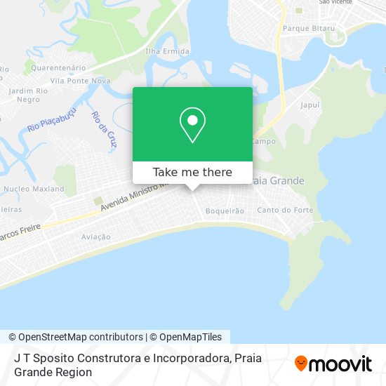 J T Sposito Construtora e Incorporadora map