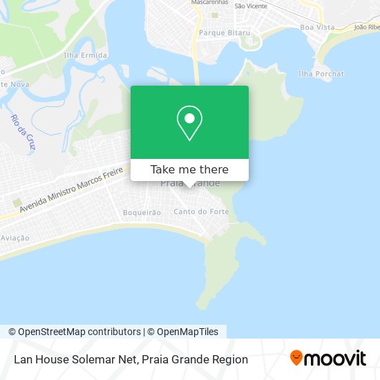 Mapa Lan House Solemar Net