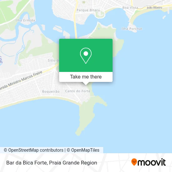 Bar da Bica Forte map