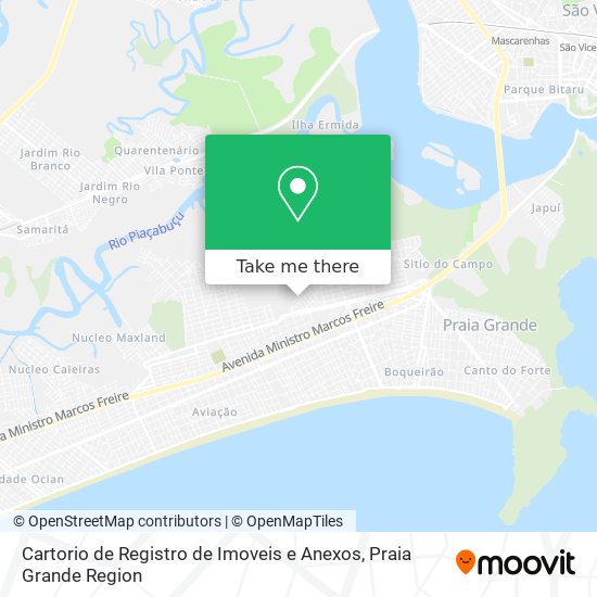 Cartorio de Registro de Imoveis e Anexos map