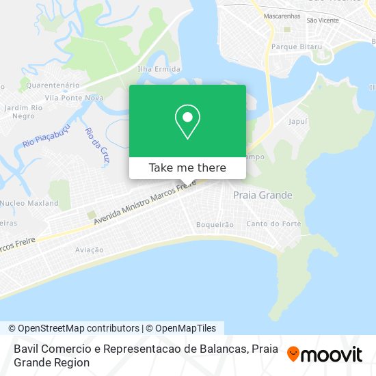 Mapa Bavil Comercio e Representacao de Balancas