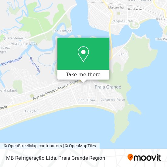 MB Refrigeração Ltda map
