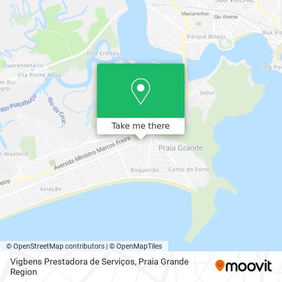 Vigbens Prestadora de Serviços map