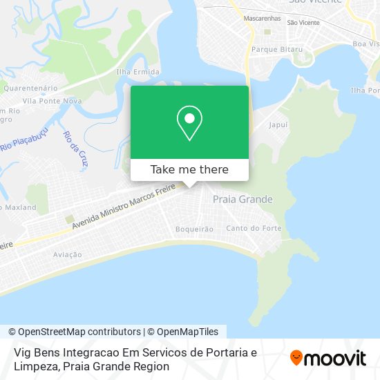 Vig Bens Integracao Em Servicos de Portaria e Limpeza map