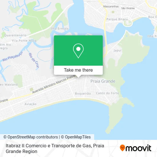 Itabraz II Comercio e Transporte de Gas map