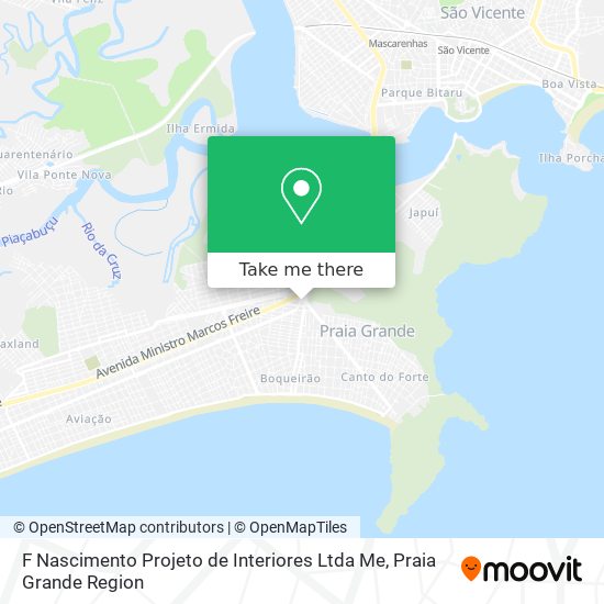 F Nascimento Projeto de Interiores Ltda Me map