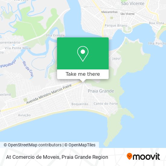 At Comercio de Moveis map