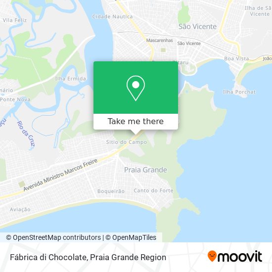 Fábrica di Chocolate map