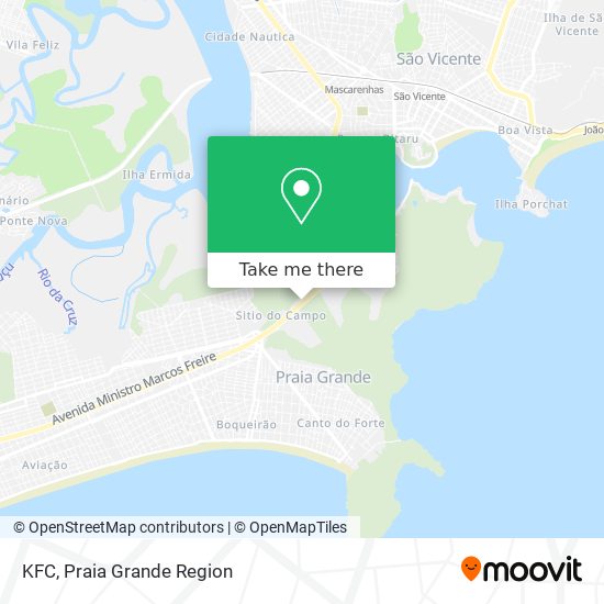 KFC map