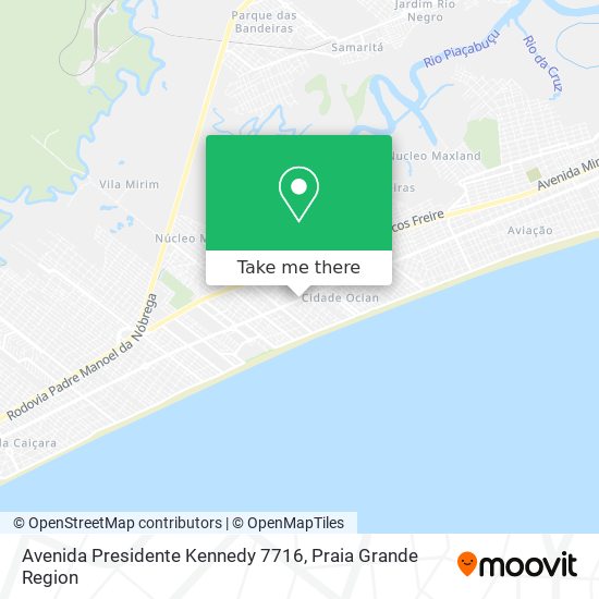 Mapa Avenida Presidente Kennedy 7716