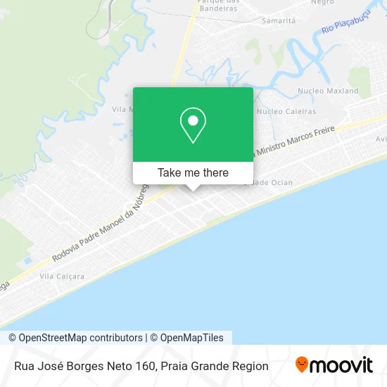 Rua José Borges Neto 160 map