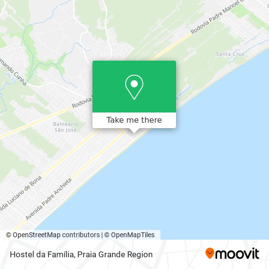 Hostel da Família map