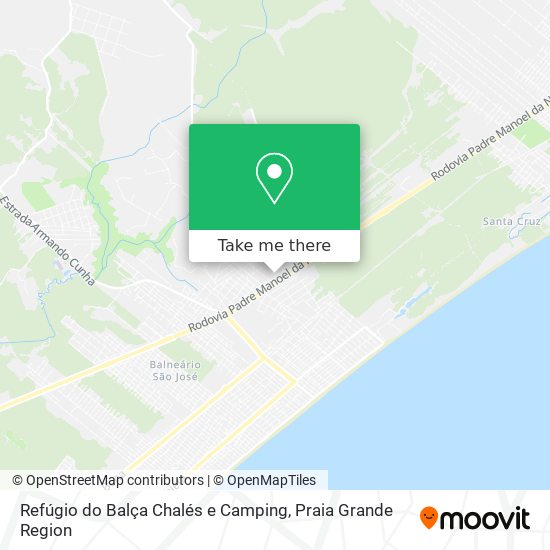 Refúgio do Balça Chalés e Camping map