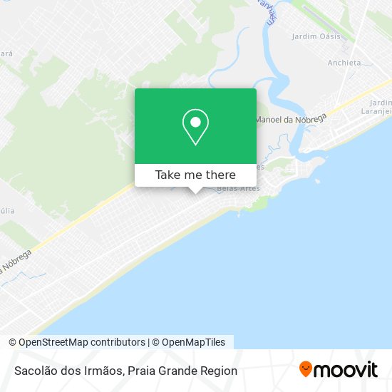 Sacolão dos Irmãos map