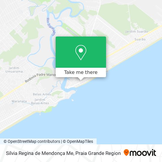 Silvia Regina de Mendonça Me map