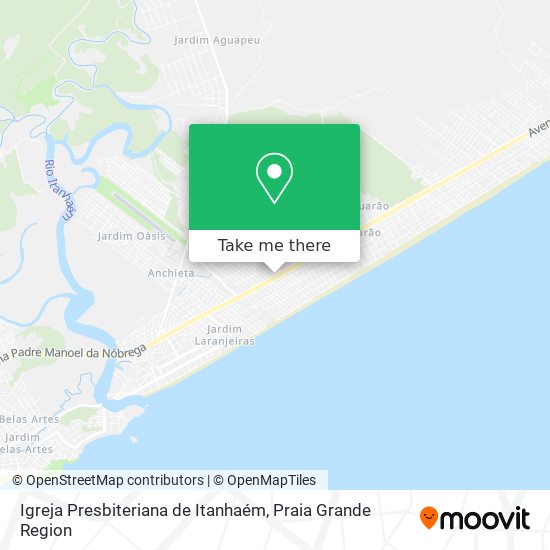 Igreja Presbiteriana de Itanhaém map