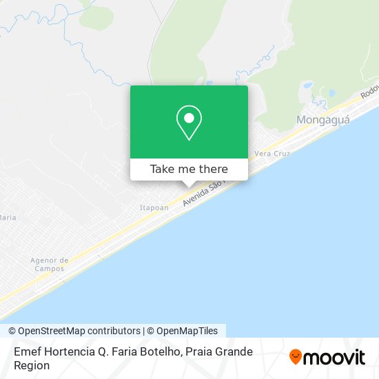 Emef Hortencia Q. Faria Botelho map