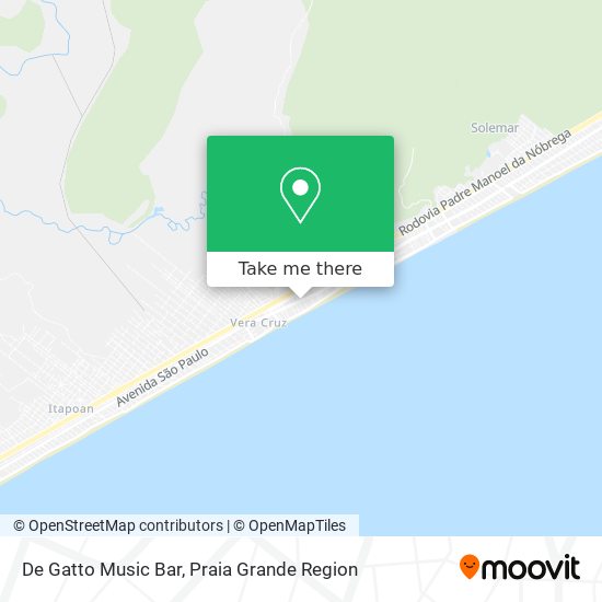 De Gatto Music Bar map