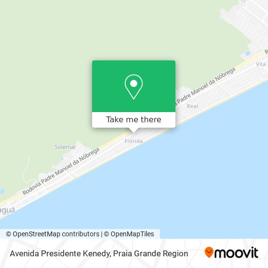 Mapa Avenida Presidente Kenedy